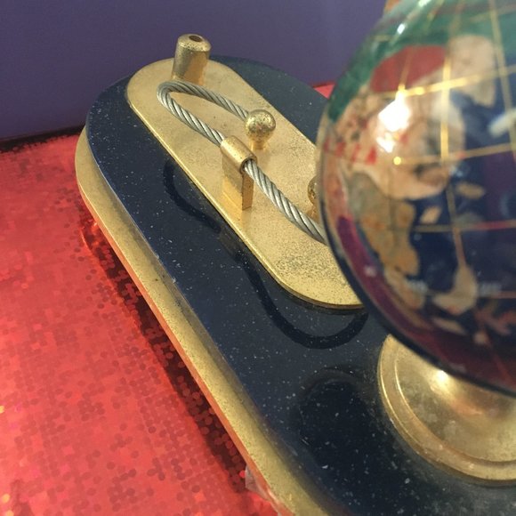 🌎COPY - Small Stone Globe 114 $35 FIRM - Picture 2 of 8